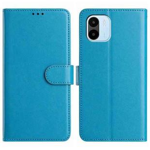 For Redmi A1 Lambskin 8-card Slot Leather Phone Case(Light Blue)