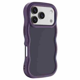 For iPhone 17 Pro Big Wave Skin Feel Phone Case(Purple)