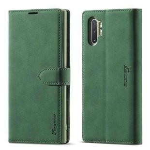 For Samsung Galaxy Note 10 Forwenw F1 Series Matte Strong Magnetism Horizontal Flip Leather Case with Holder & Card Slots & Wallet & Photo Frame(Green)