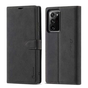 For Samsung Galaxy Note20 Forwenw F1 Series Matte Strong Magnetism Horizontal Flip Leather Case with Holder & Card Slots & Wallet & Photo Frame(Black)