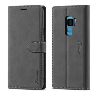 For Samsung Galaxy S9 Forwenw F1 Series Matte Strong Magnetism Horizontal Flip Leather Case with Holder & Card Slots & Wallet & Photo Frame(Black)