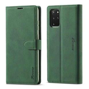 For Samsung Galaxy S20 Forwenw F1 Series Matte Strong Magnetism Horizontal Flip Leather Case with Holder & Card Slots & Wallet & Photo Frame(Green)