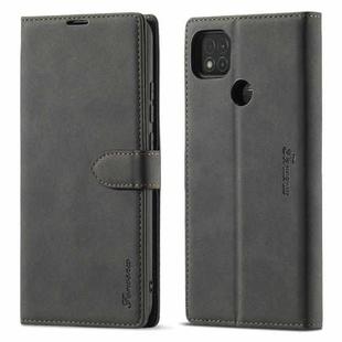 For Xiaomi Redmi 9C Forwenw F1 Series Matte Strong Magnetism Horizontal Flip Leather Case with Holder & Card Slots & Wallet & Photo Frame(Black)