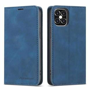 For iPhone 12 mini Forwenw Dream Series Magnetic Oil Edge Horizontal Flip Leather Case with Holder & Card Slot & Photo Frame & Wallet (Blue)