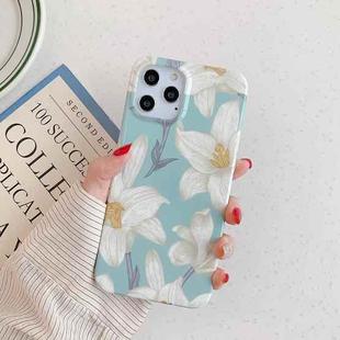 Flowers Pattern TPU Protective Case for iPhone 11 Pro Max(Lily)