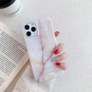 For iPhone 11 Marble Pattern TPU Protective Case (Cream White)