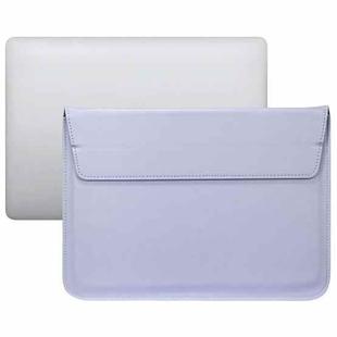 PU Leather Ultra-thin Envelope Bag Laptop Bag for MacBook Air / Pro 11 inch, with Stand Function(Tranquil Blue)