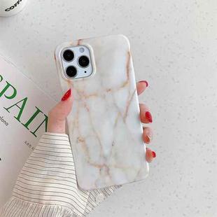 For iPhone 11 Marble Pattern TPU Protective Case (Yellow)