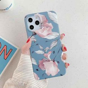 For iPhone 11 Flowers Pattern TPU Protective Case (Pink Flowers)