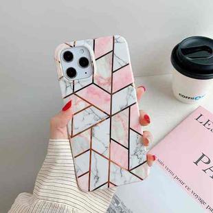 For iPhone 11 Plating Splicing Pattern Soft TPU Protective Case (Irregular)