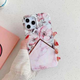 Plating Splicing Pattern Soft TPU Protective Case for iPhone 11 Pro(Apple Blossom)