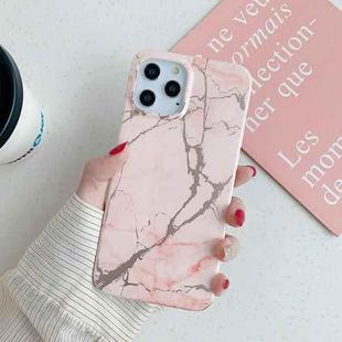 Gilding Marble Pattern Soft TPU Protective Case for iPhone 11 Pro(Pink)