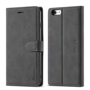For iPhone 6 / 6s Forwenw F1 Series Matte Strong Magnetism Horizontal Flip Leather Case with Holder & Card Slots & Wallet & Photo Frame(Black)