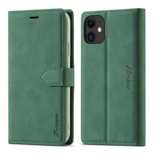 For iPhone 11 Forwenw F1 Series Matte Strong Magnetism Horizontal Flip Leather Case with Holder & Card Slots & Wallet & Photo Frame(Green)