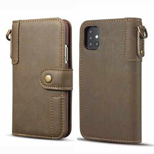 For Samsung Galaxy Note20 Ultra Cowhide Texture Horizontal Flip Leather Case with Holder & Card Slots & Wallet & Lanyard(Coffee)
