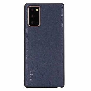 For Samsung Galaxy Note 20 GEBEI Full-coverage Shockproof Leather Protective Case(Blue)