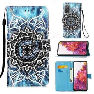 For Samsung Galaxy S20 FE 5G 3D Painting Horizontal Flip Leather Case with Holder & Card Slot & Lanyard(Mandala)