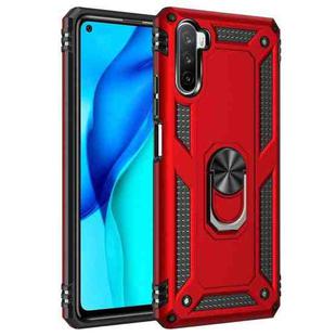 For Huawei Mate 40 Lite / Maimang 9 Shockproof TPU + PC Protective Case with 360 Degree Rotating Holder(Red)