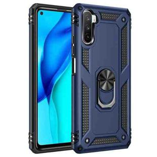 For Huawei Mate 40 Lite / Maimang 9 Shockproof TPU + PC Protective Case with 360 Degree Rotating Holder(Blue)