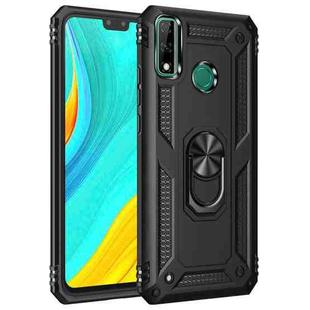 For Huawei Y8s Shockproof TPU + PC Protective Case with 360 Degree Rotating Holder(Black)