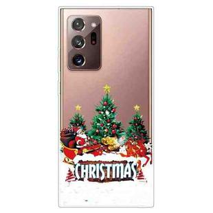 For Samsung Galaxy Note20 Ultra Christmas Series Clear TPU Protective Case(Retro Old Man)