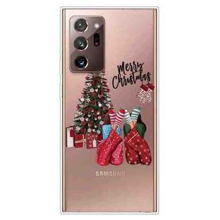 For Samsung Galaxy Note20 Ultra Christmas Series Clear TPU Protective Case(Christmas Pajamas)