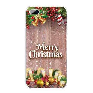 Christmas Series Clear TPU Protective Case For iPhone 8 Plus / 7 Plus(Christmas Balls)