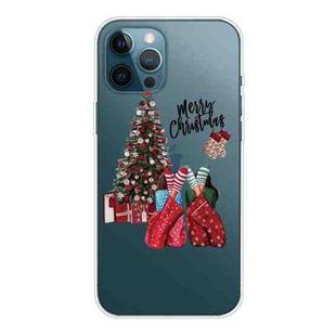 For iPhone 11 Pro Max Christmas Series Clear TPU Protective Case (Christmas Pajamas)