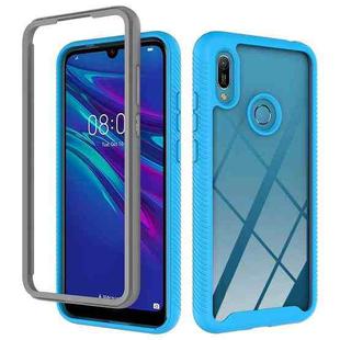 For Huawei Y6 (2019) / Honor 8A Starry Sky Solid Color Series Shockproof PC + TPU Protective Case(Sky Blue)