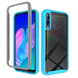 For Huawei Y7p Starry Sky Solid Color Series Shockproof PC + TPU Protective Case(Sky Blue)