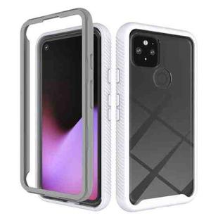 For Google Pixel 5 Starry Sky Solid Color Series Shockproof PC + TPU Protective Case(White)