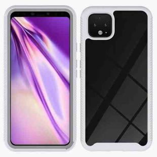 For Google Pixel 4 Starry Sky Solid Color Series Shockproof PC + TPU Protective Case(White)
