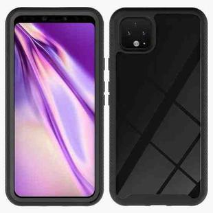 For Google Pixel 4 Starry Sky Solid Color Series Shockproof PC + TPU Protective Case(Black)