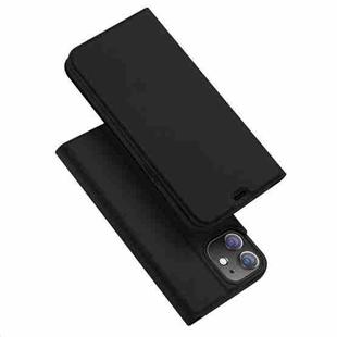 For iPhone 12 mini DUX DUCIS Skin Pro Series Horizontal Flip PU + TPU Leather Case with Holder & Card Slots (Black)