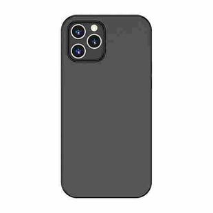 For iPhone 12 Pro Max TOTUDESIGN AA-148 Brilliant Series Shockproof Liquid Silicone Protective Case(Black)