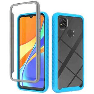 For Xiaomi Redmi 9C Starry Sky Solid Color Series Shockproof PC + TPU Protective Case(Sky Blue)