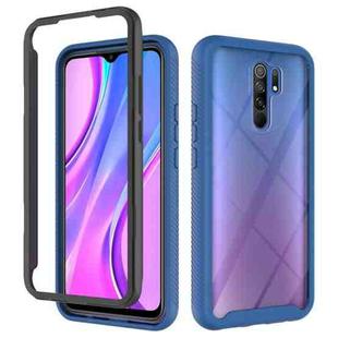 For Xiaomi Redmi 9 Starry Sky Solid Color Series Shockproof PC + TPU Protective Case(Navy Blue)