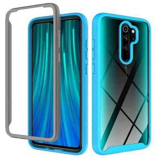 For Xiaomi Redmi Note 8 Pro Starry Sky Solid Color Series Shockproof PC + TPU Protective Case(Sky Blue)