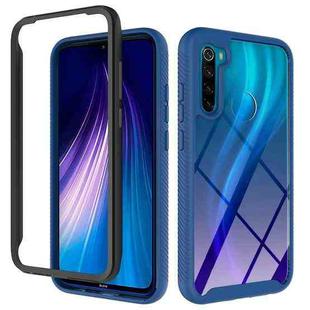For Xiaomi Redmi Note 8 Starry Sky Solid Color Series Shockproof PC + TPU Protective Case(Navy Blue)