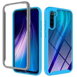 For Xiaomi Redmi Note 8 Starry Sky Solid Color Series Shockproof PC + TPU Protective Case(Sky Blue)