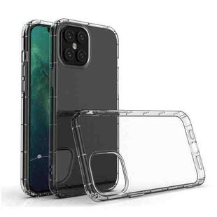 For iPhone 12 Pro Max Airbag Four-Corner Full Coverage Shockproof TPU Case(Transparent)