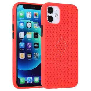 All-inclusive Shockproof Breathable TPU Protective Case For iPhone 12 mini(Red)
