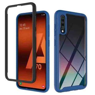 For Samsung Galaxy A70 Starry Sky Solid Color Series Shockproof PC + TPU Protective Case(Royal Blue)