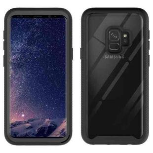 For Samsung Galaxy S9 Starry Sky Solid Color Series Shockproof PC + TPU Protective Case(Black)