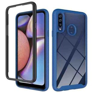 For Samsung Galaxy A20s Starry Sky Solid Color Series Shockproof PC + TPU Protective Case(Royal Blue)