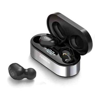 Fineblue Air55 Pro Bluetooth 5.0 TWS LED Display Bluetooth Earphone with Charging Box(Black)
