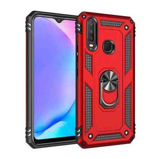 For Vivo Y3 / Y17 Shockproof TPU + PC Protective Case with 360 Degree Rotating Holder(Red)