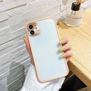 For iPhone 11 Pro Electroplating All-Inclusive Pure TPU Protective Case with Metal Lens Cover (Orange)