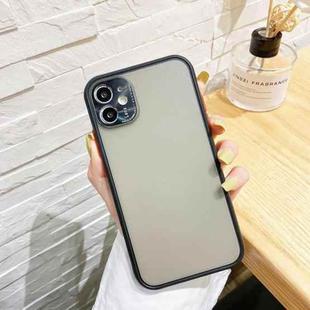 For iPhone 11 Pro Max Electroplating All-Inclusive Pure TPU Protective Case with Metal Lens Cover (Black Grey)