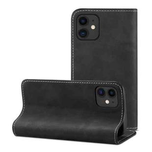 PU + TPU Horizontal Flip Leather Case with Holder & Card Slots & Wallet For iPhone 12 mini(Black)